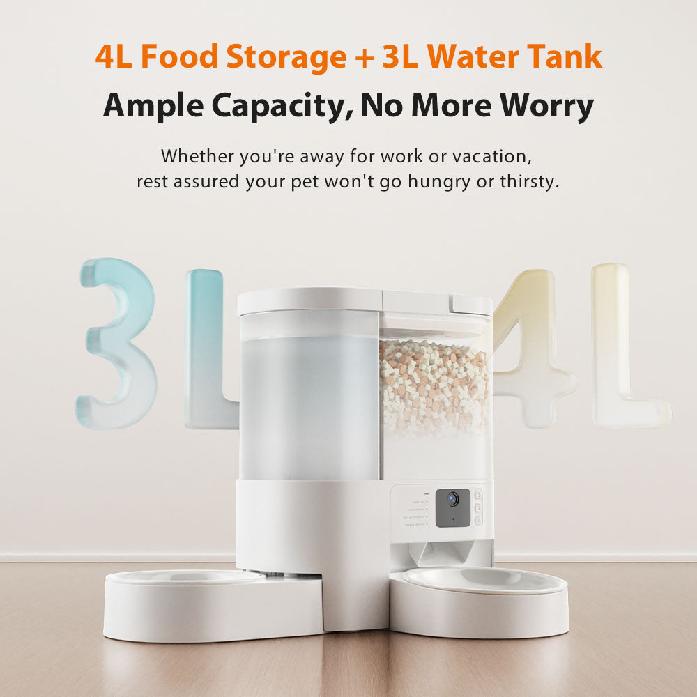 F13 Smart 2-in-1 Pet Feeder & Water Station
