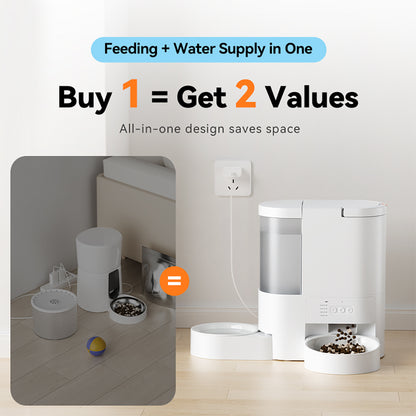 F13 Smart 2-in-1 Pet Feeder & Water Station