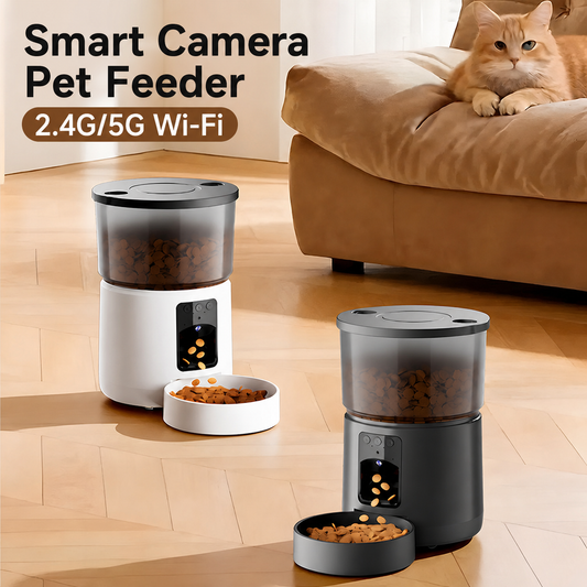 DR01 Smart Camera Pet Feeder with 4MP Bowl View 5L/3L