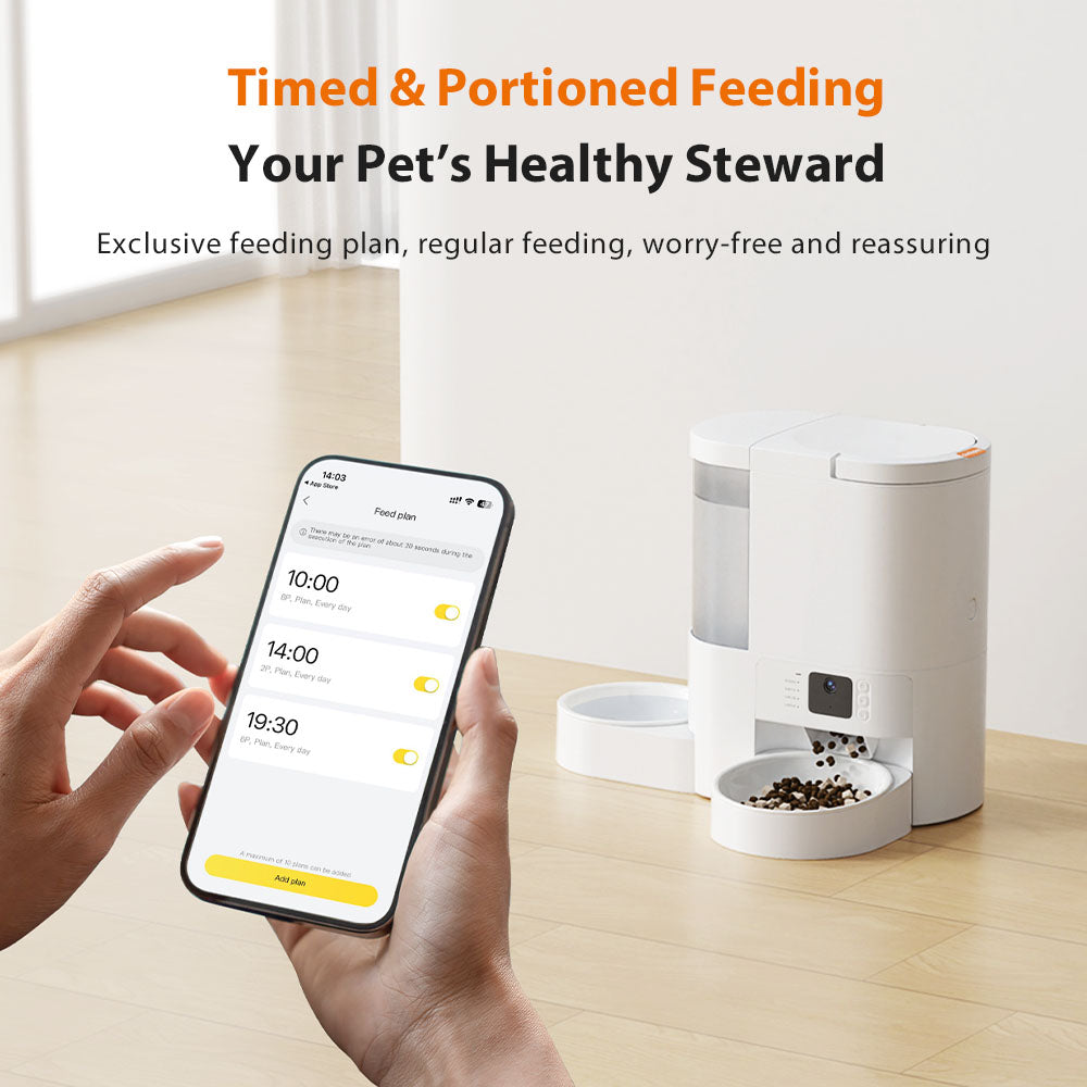F13 Smart 2-in-1 Pet Feeder & Water Station