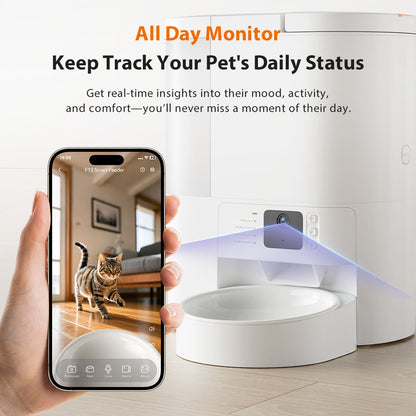 F13 Smart 2-in-1 Pet Feeder & Water Station