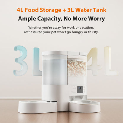 F13 Smart 2-in-1 Pet Feeder & Water Station