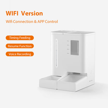 F03 Smart 2-in-1 Pet Water Fountain & Food Feede